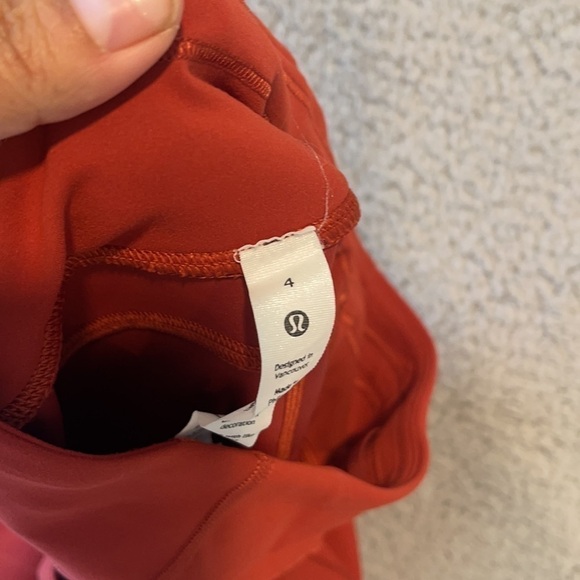 Lululemon Wunder Train High-Rise Tight with Pockets 24" color orange size 4 - Picture 7 of 7
